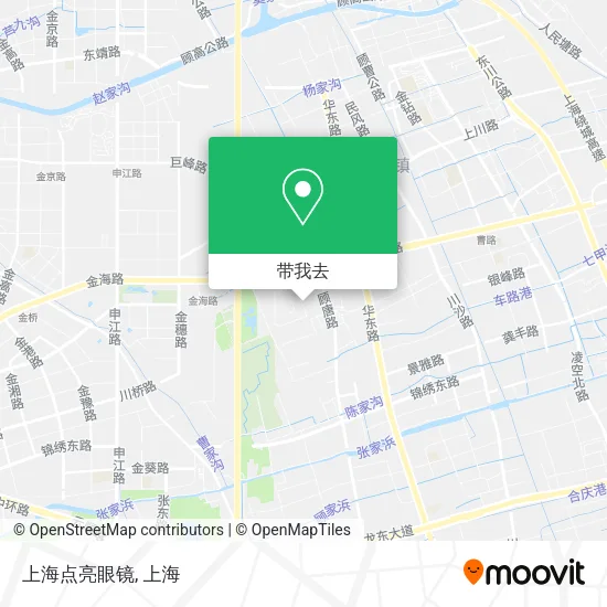 上海点亮眼镜地图