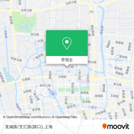 龙城路/文汇路(路口)地图