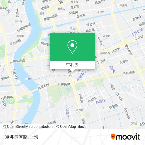 凌兆园区路地图