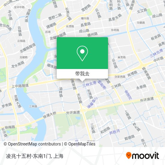 凌兆十五村-东南1门地图