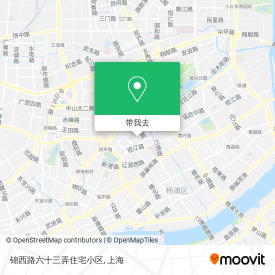 锦西路六十三弄住宅小区地图