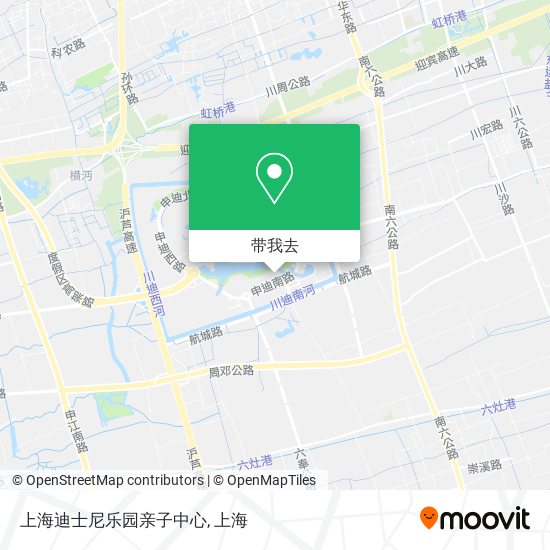 上海迪士尼乐园亲子中心地图