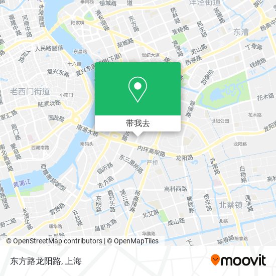 东方路龙阳路地图