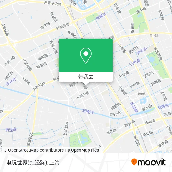 电玩世界(虬泾路)地图