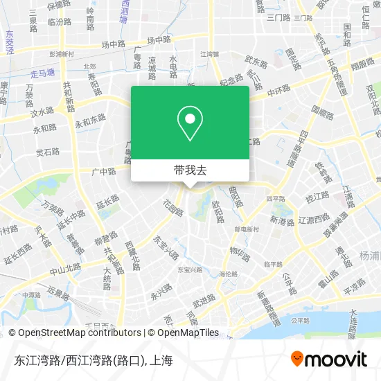 东江湾路/西江湾路(路口)地图