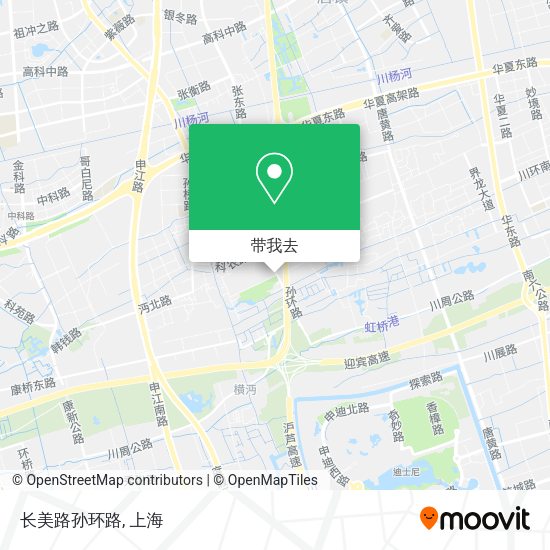 长美路孙环路地图