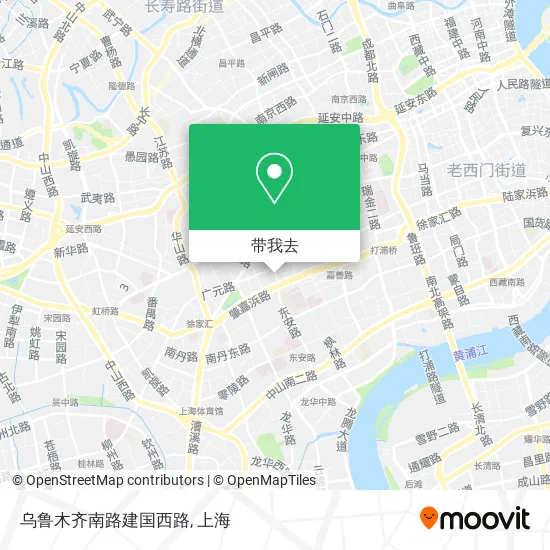 乌鲁木齐南路建国西路地图