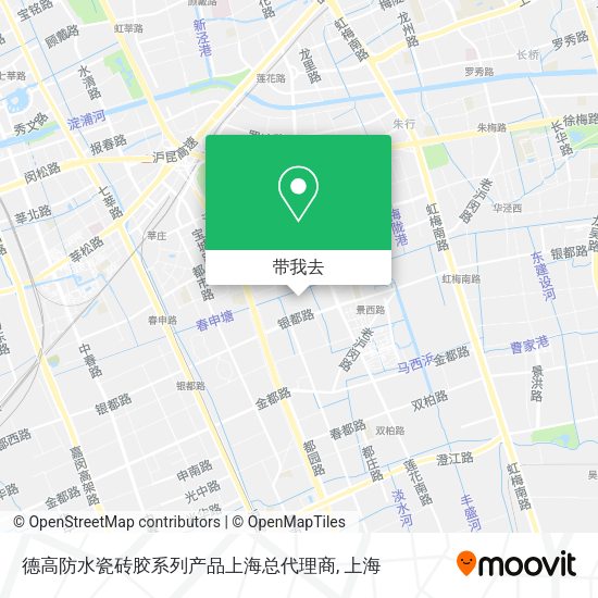 德高防水瓷砖胶系列产品上海总代理商地图