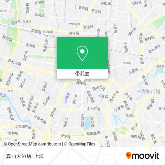 真西大酒店地图
