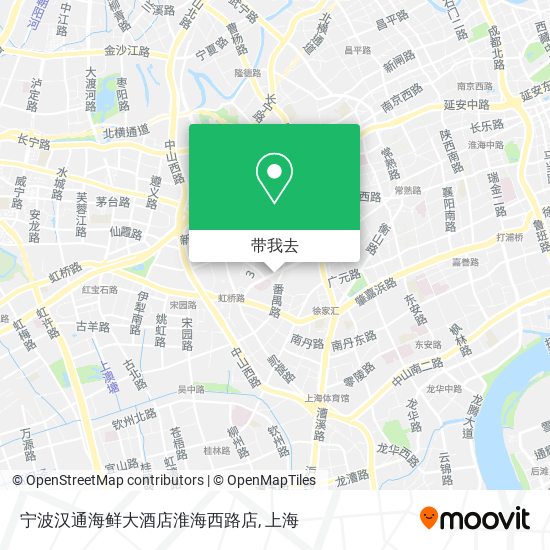 宁波汉通海鲜大酒店淮海西路店地图