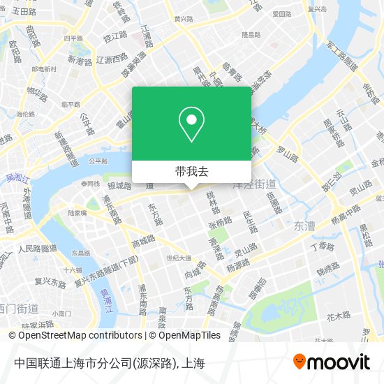 中国联通上海市分公司(源深路)地图