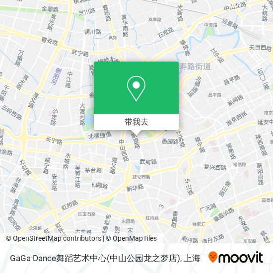 GaGa Dance舞蹈艺术中心(中山公园龙之梦店)地图