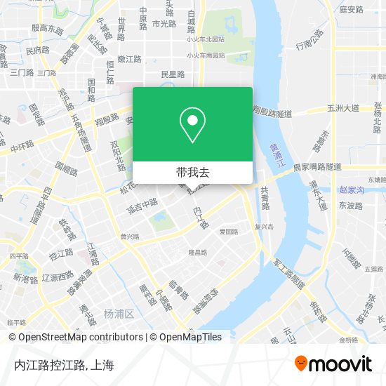 内江路控江路地图