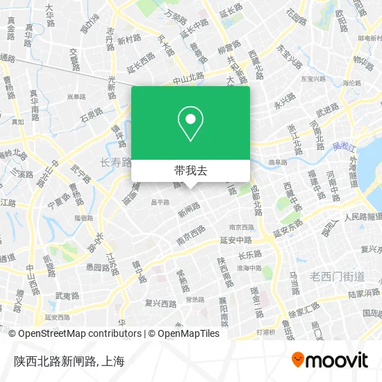 陕西北路新闸路地图