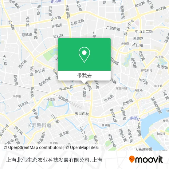 上海北伟生态农业科技发展有限公司地图