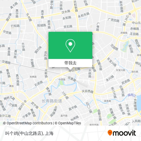 叫个鸡(中山北路店)地图