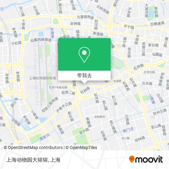 上海动物园大猩猩地图