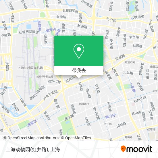 上海动物园(虹井路)地图