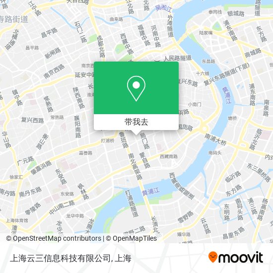 上海云三信息科技有限公司地图