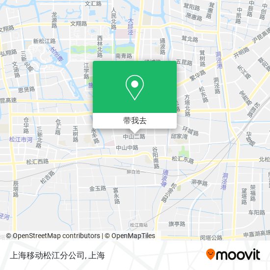 上海移动松江分公司地图