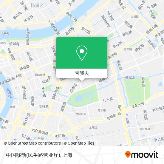 中国移动(民生路营业厅)地图