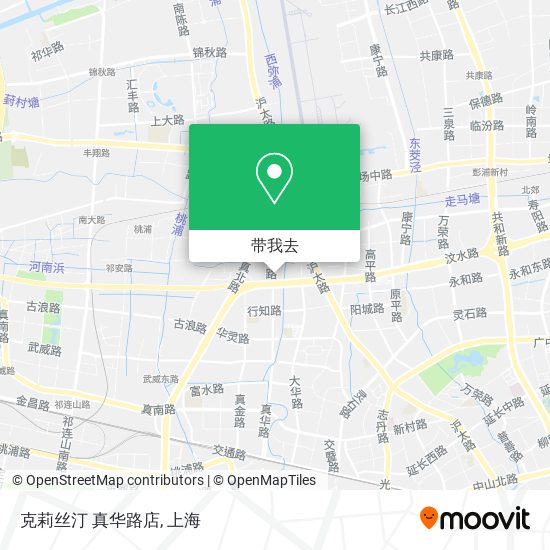 克莉丝汀 真华路店地图