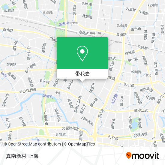 真南新村地图