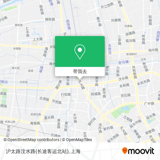 沪太路汶水路(长途客运北站)地图
