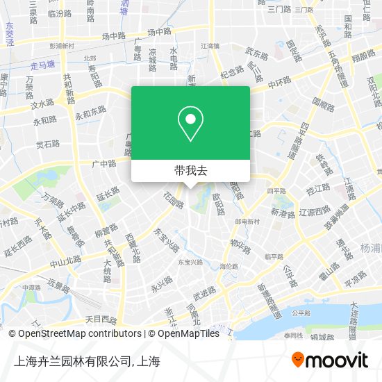 上海卉兰园林有限公司地图