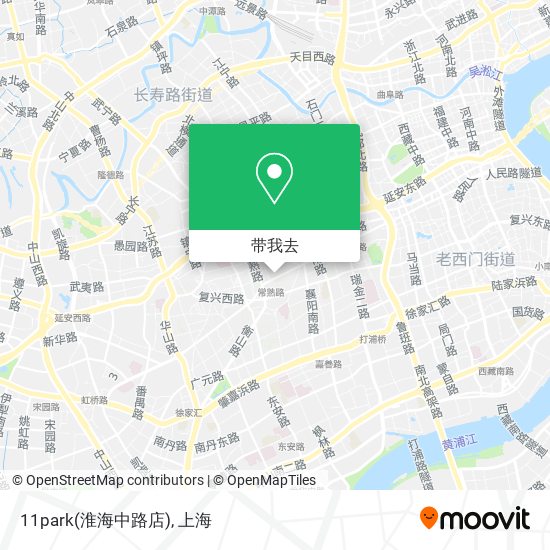 11park(淮海中路店)地图