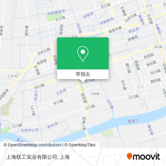 上海联工实业有限公司地图