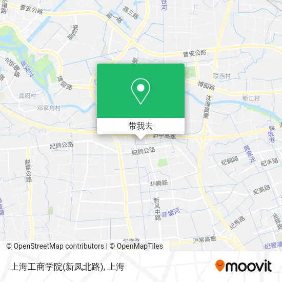 上海工商学院(新凤北路)地图