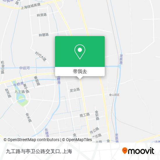 九工路与亭卫公路交叉口地图