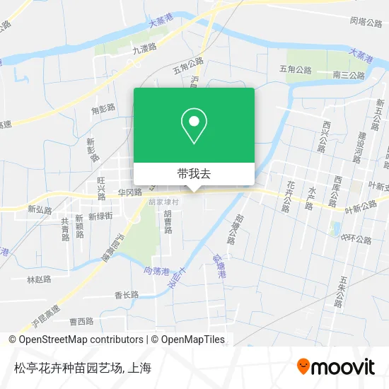 松亭花卉种苗园艺场地图