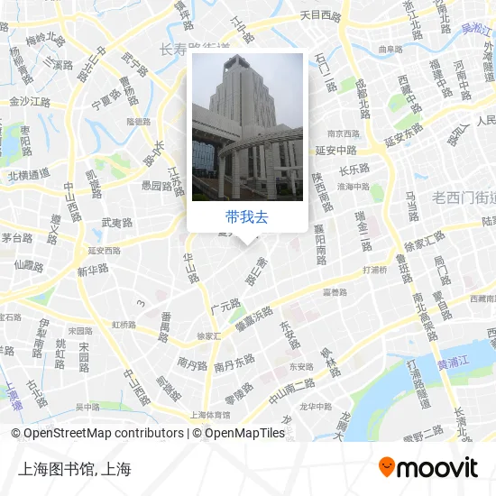 上海图书馆地图