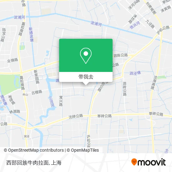 西部回族牛肉拉面地图