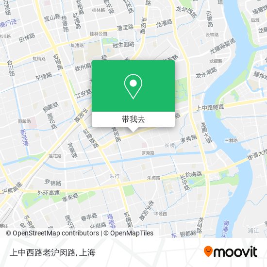 上中西路老沪闵路地图