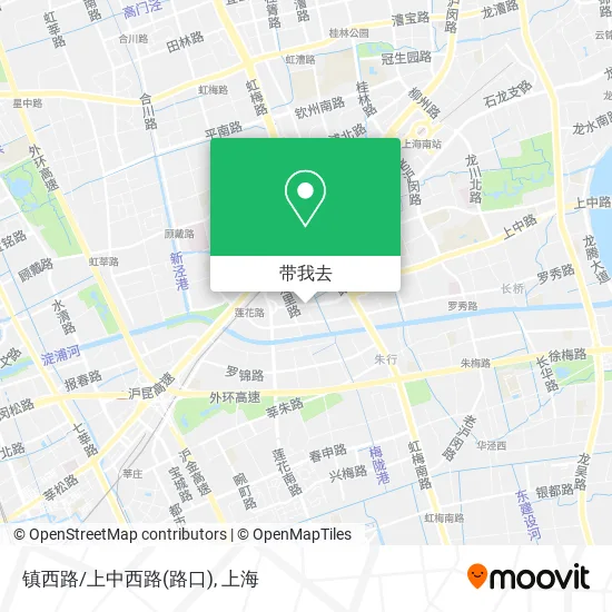 镇西路/上中西路(路口)地图
