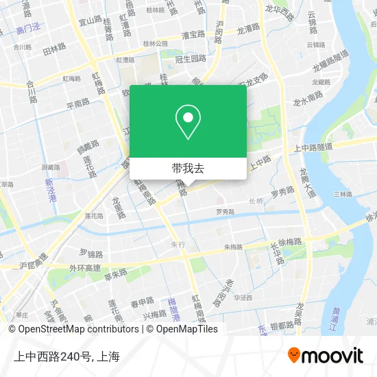 上中西路240号地图