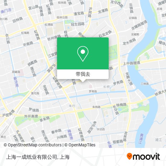 上海一成纸业有限公司地图