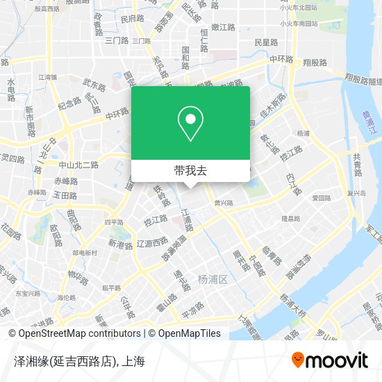 泽湘缘(延吉西路店)地图