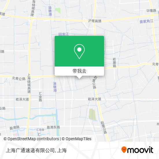 上海广通速递有限公司地图