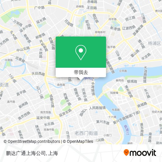 鹏达广通上海公司地图