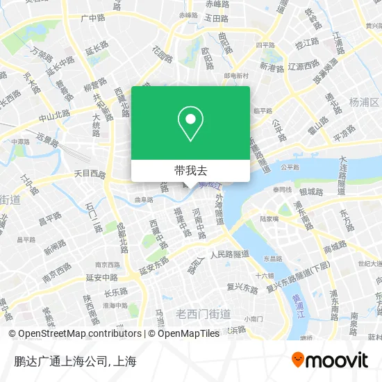 鹏达广通上海公司地图