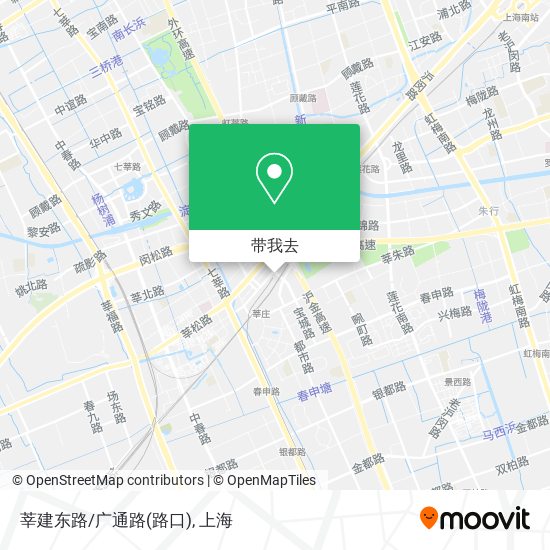 莘建东路/广通路(路口)地图