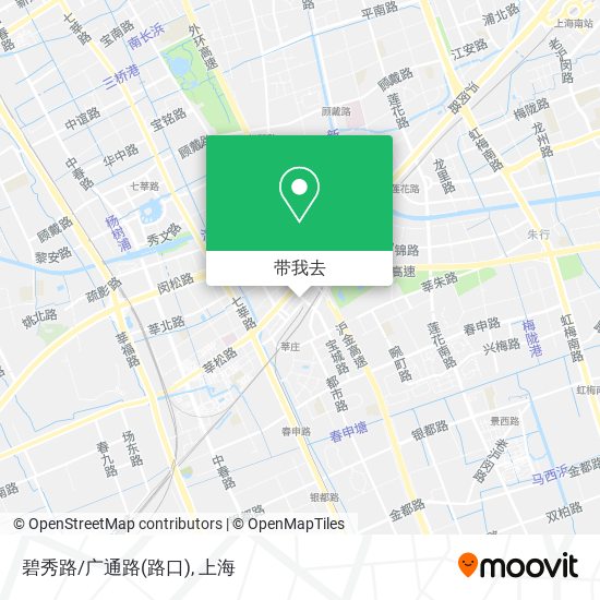 碧秀路/广通路(路口)地图