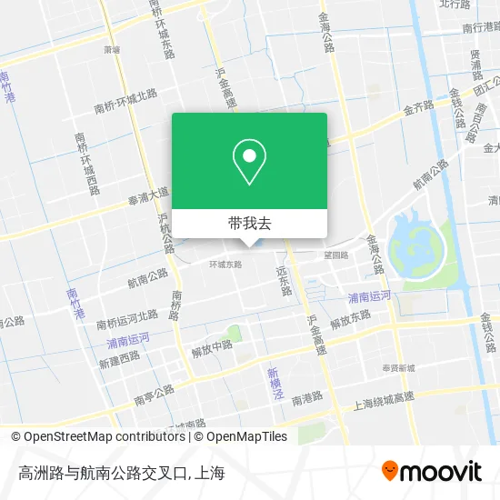 高洲路与航南公路交叉口地图