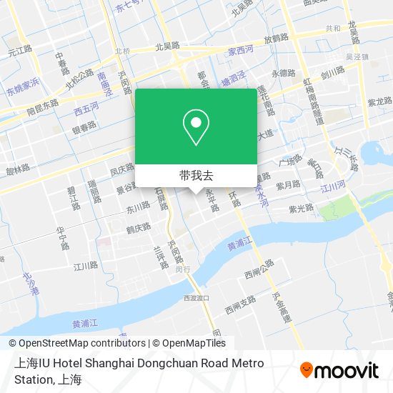 上海IU Hotel Shanghai Dongchuan Road Metro Station地图