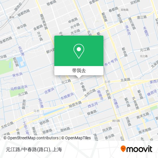 元江路/中春路(路口)地图