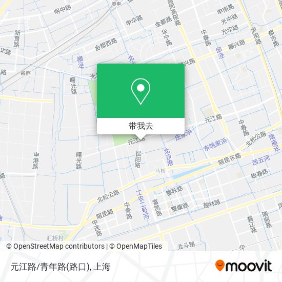 元江路/青年路(路口)地图